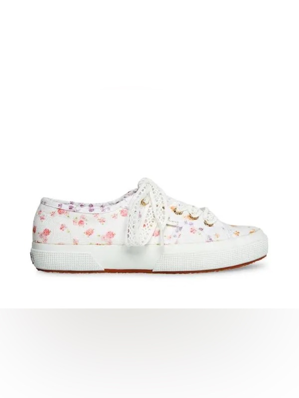 LoveShackFancy x Superga 2750 in Fruit Bliss Flowers Mix Floral Sneaker 7.5 38 - Picture 2 of 14